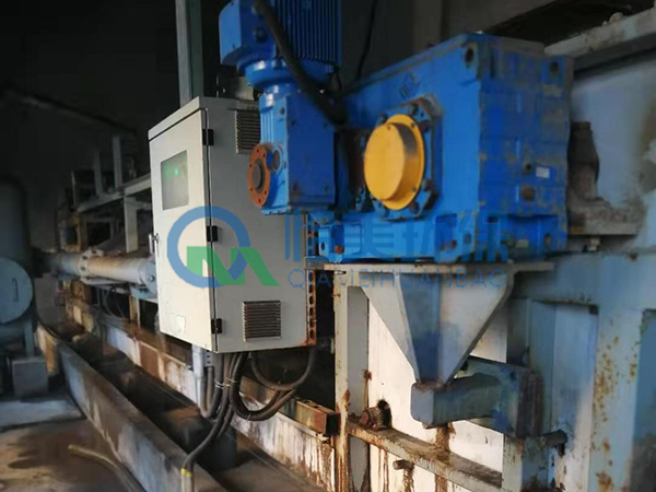 諸城市金安熱電廠真空帶式過濾機(jī)使用現(xiàn)場